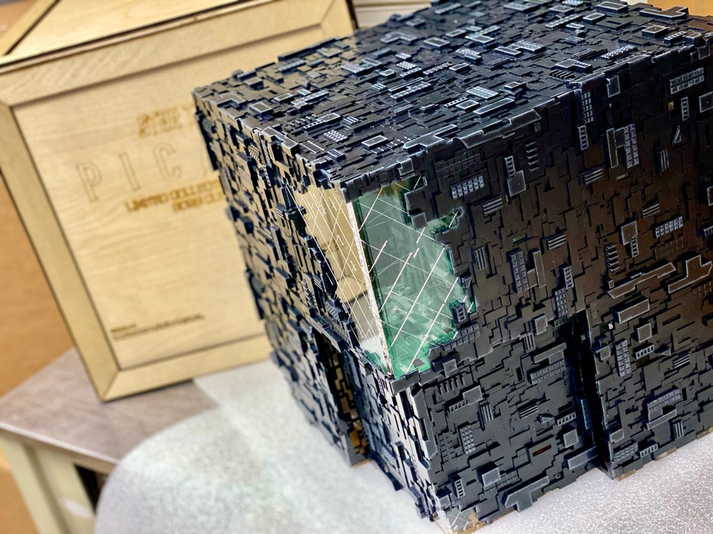 CherryTree's Star Trek: Picard Borg Cube PC getting ready for shipping.