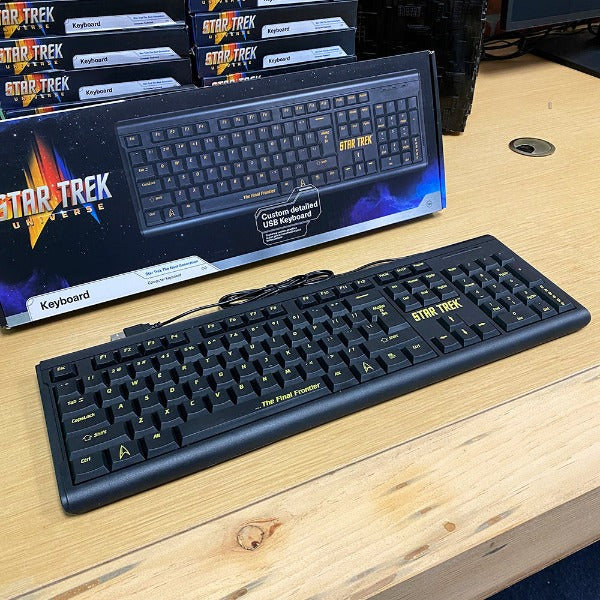 Star Trek The Next Generation キーボード　箱付き Star Trek The Next Generation Computer Office Keyboard by