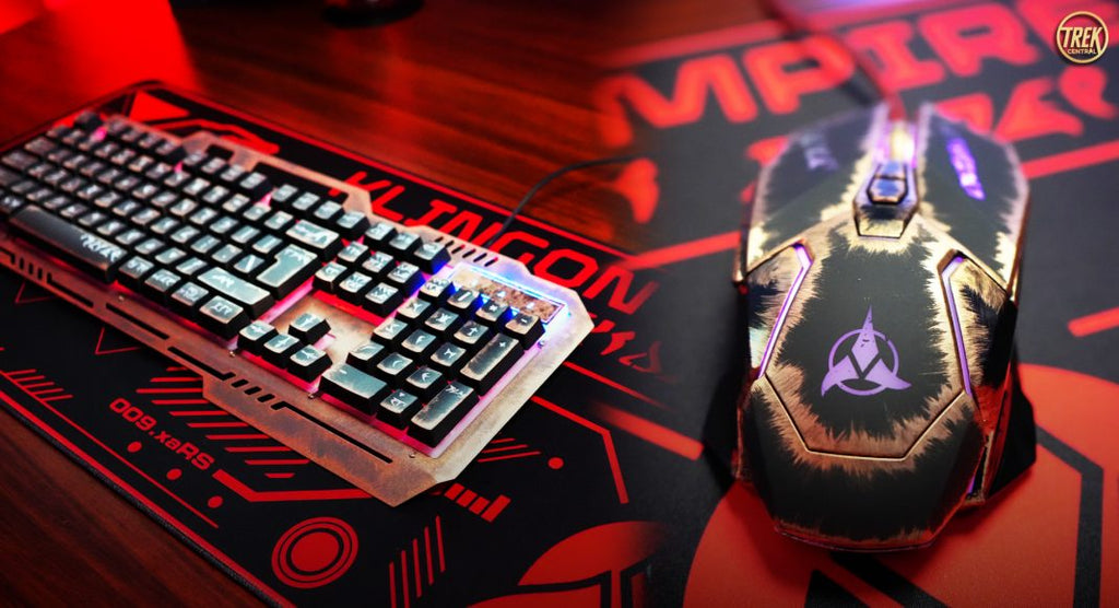 Trek Central - Star Trek Klingon Keyboard & Mouse Gaming Peripherals 