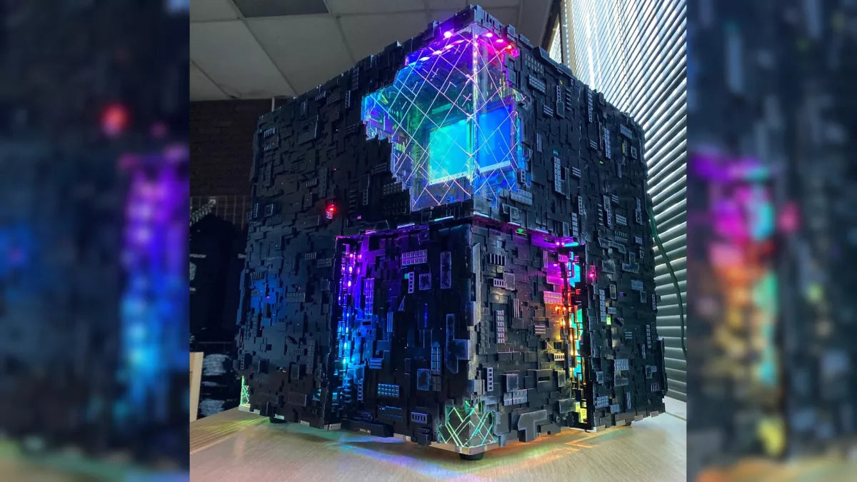 Against this Borg Cube PC, resistance is futile by PC Gamer