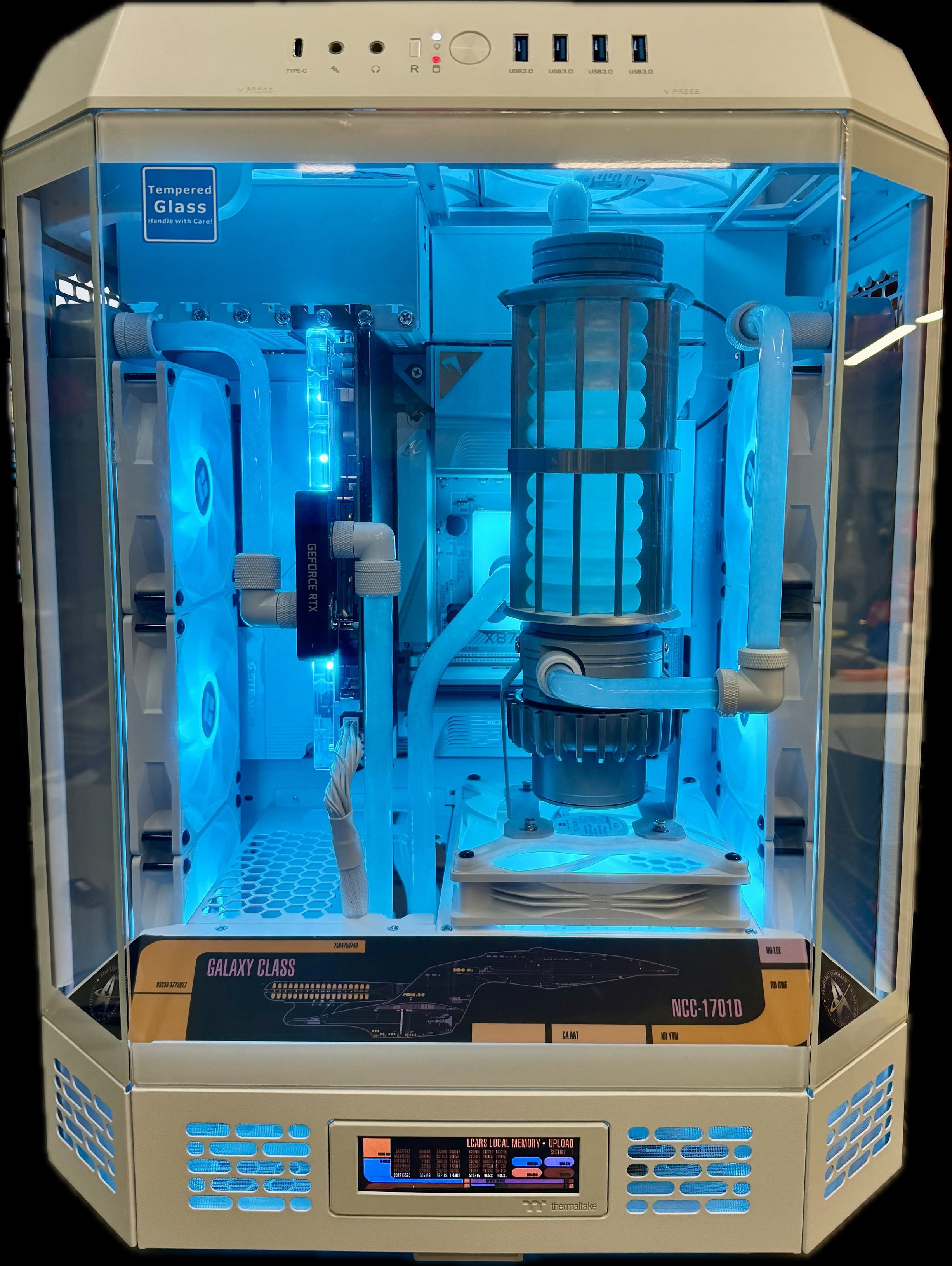Geek Machine Star Trek TNG Warp Core Intel i7 Snowwhite