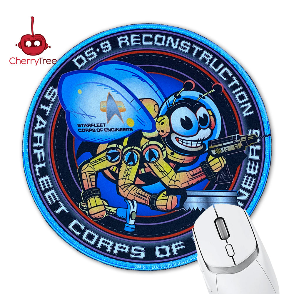 Star Trek DS9 Engineers Badge Round Mouse Pad – CherryTree Inc