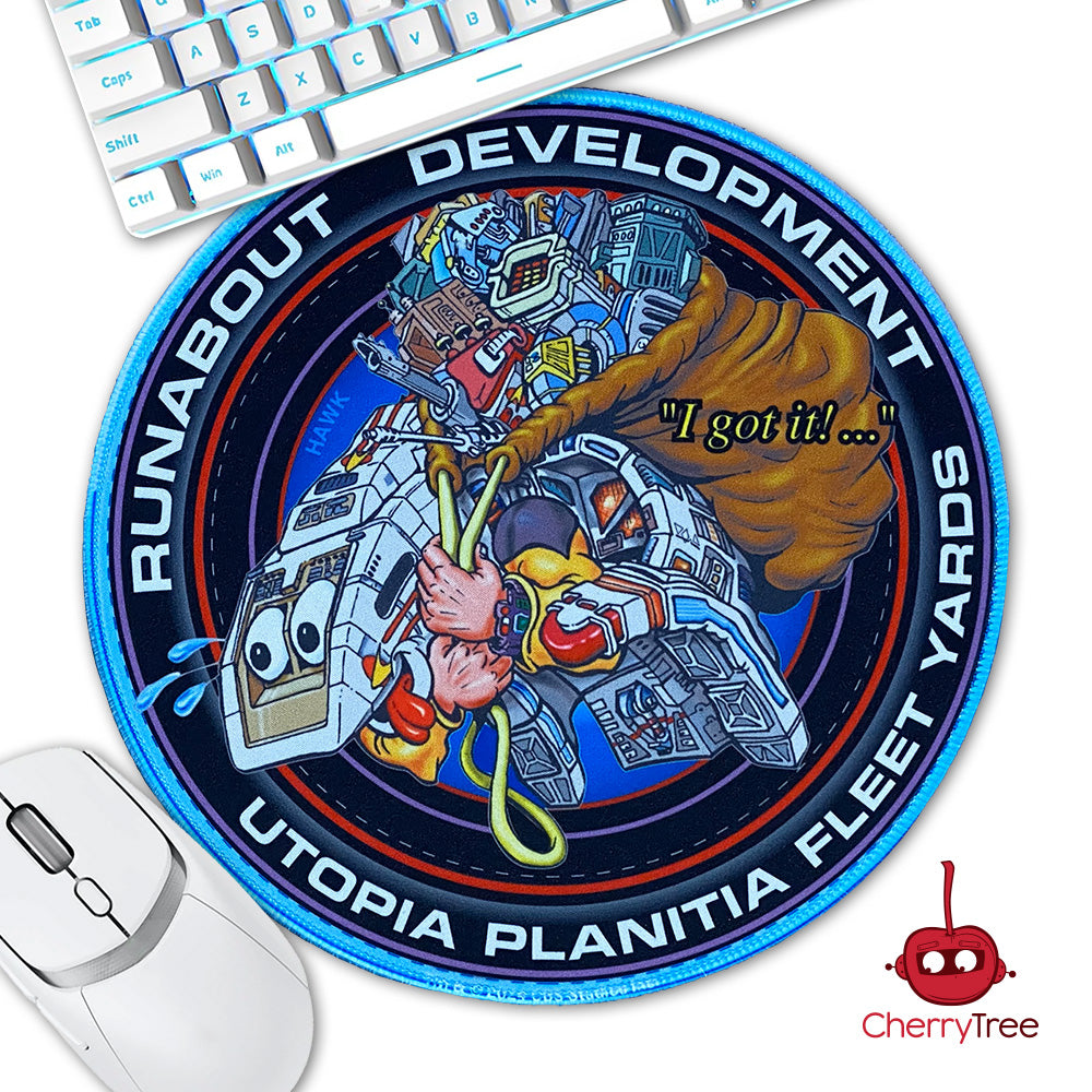 Star Trek DS9 Shuttle Badge Round Mouse Pad – CherryTree Inc