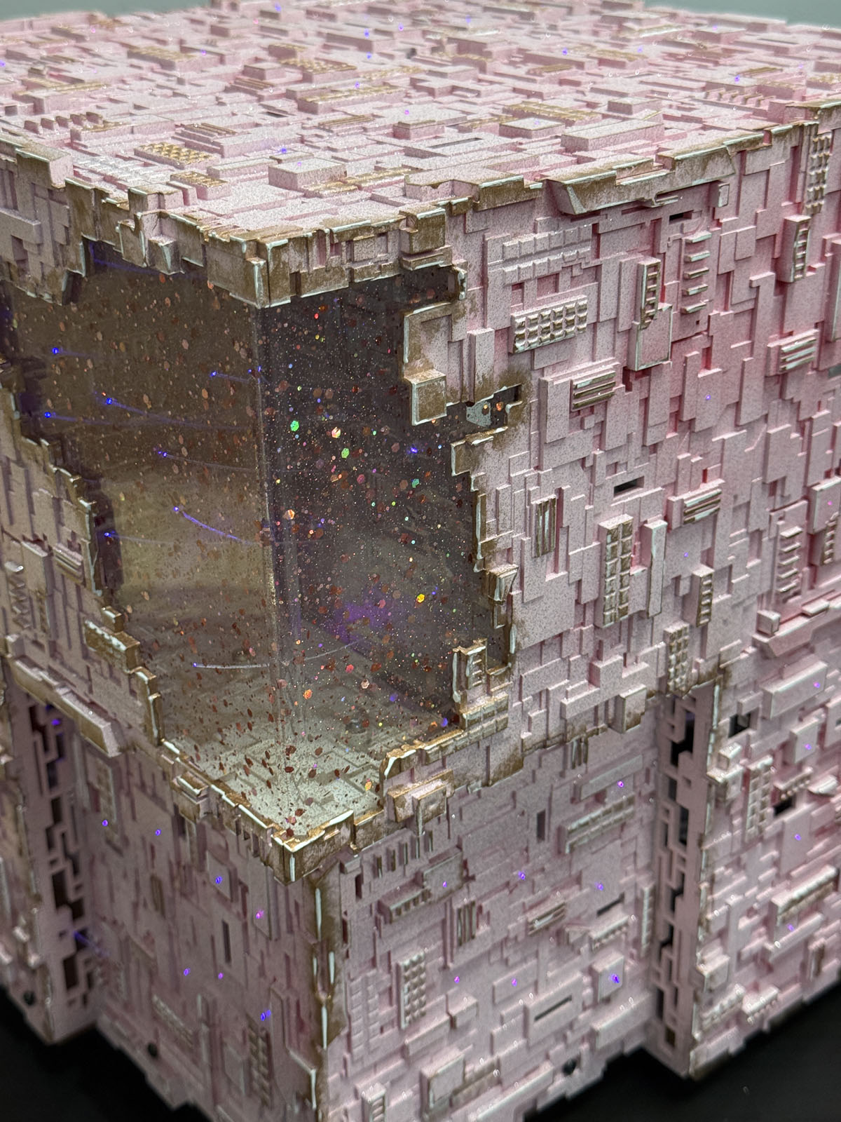 Star Trek Artifact Borg Cube ATX - Sakura PINK Edition LAST ONE