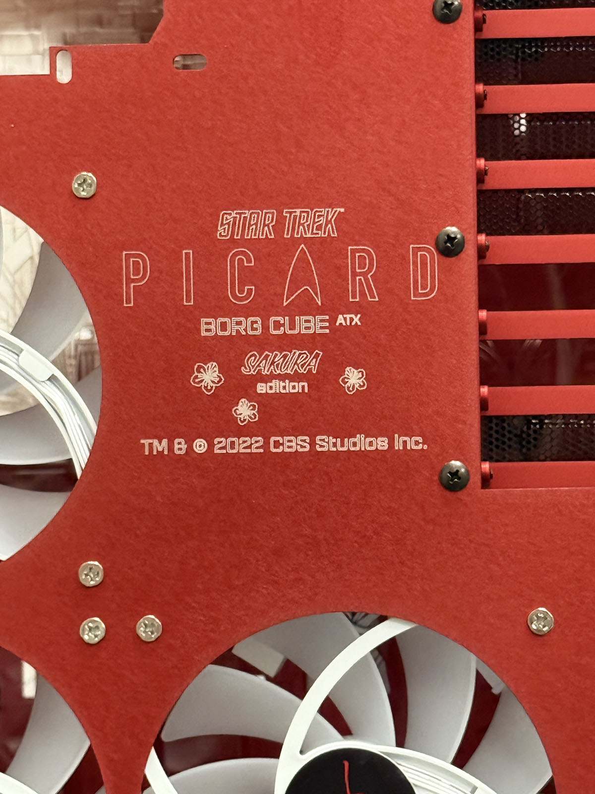 Star Trek Artifact Borg Cube ATX - Sakura PINK Edition LAST ONE