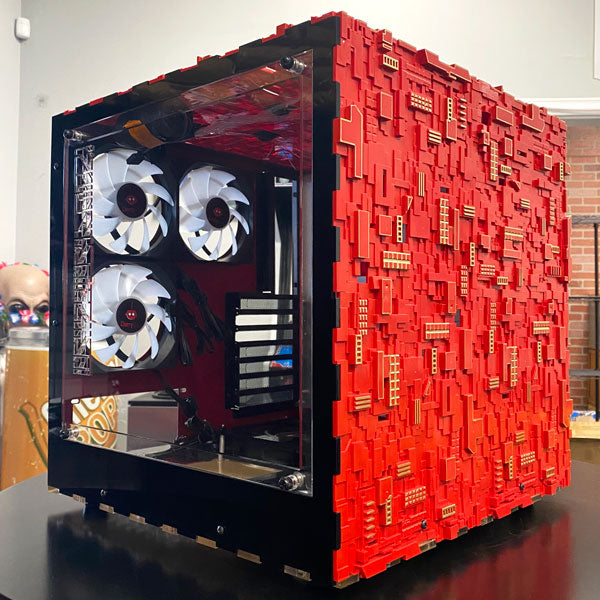 Star Trek Borg Cube ATX RED Edition | Tower PC Case (Ready to Ship ...