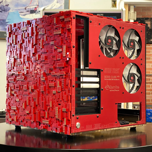 Star Trek Borg Cube ATX RED Edition | Tower PC Case (Ready to Ship ...