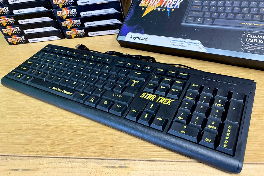 Star Trek: The Next Generation Office Computer USB Keyboard by CherryTree Inc.