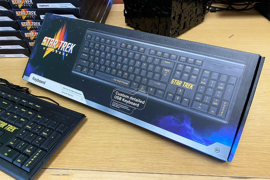 Star Trek: The Next Generation Office Computer USB Keyboard box front