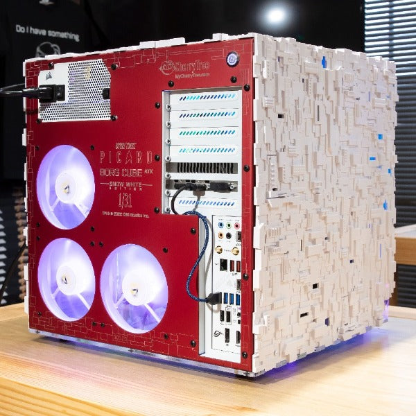 Star Trek Artifact Borg Cube Snow White Edition ATX - STAR TREK™ PC ...