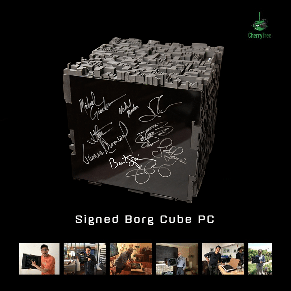 Star Trek Borg Cube ATX Case Gen. 1 - Signed Collector's Edition | Borg Cube Computers and Cases 